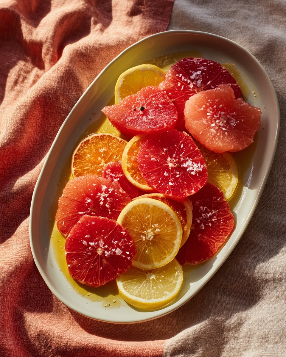 A Winter Citrus Salad, Served Plainly